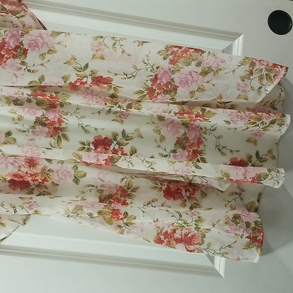 American Eagle Outfitters  sheerlike printed duster  sz. M - Picture 2 of 13